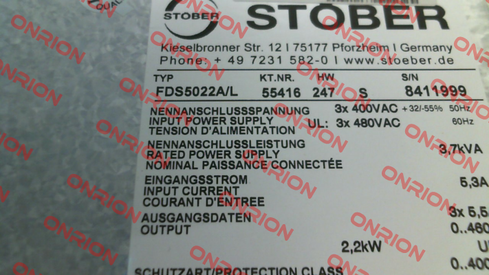 FDS5015A/L Stober