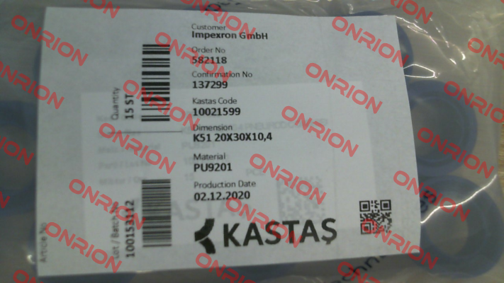 K51 20X30X10,4 Kastas Sealing