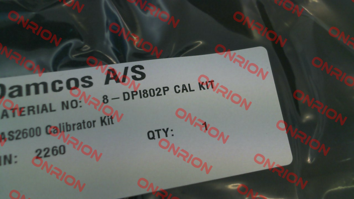 8-DPI802P CAL KIT Damcos