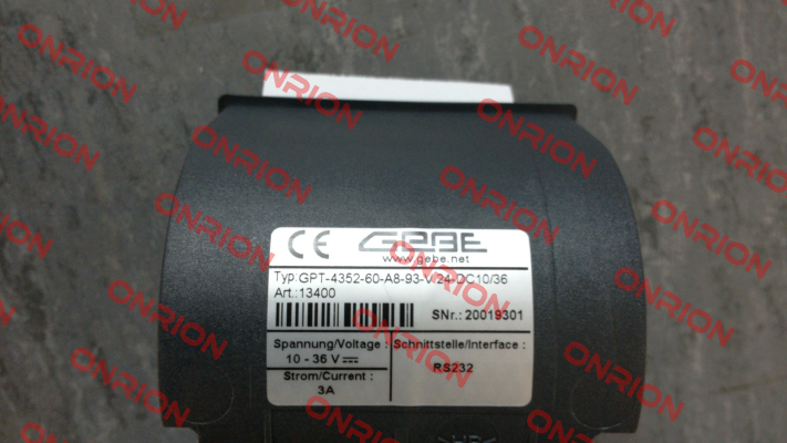 GPT-4352-60-A8-93-V.24-DC10/36 GeBe