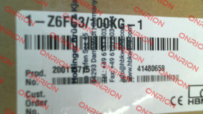 1-Z6FC3/100KG-1 Hbm