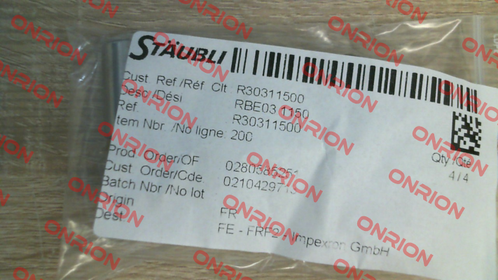 RBE03.1150 Staubli