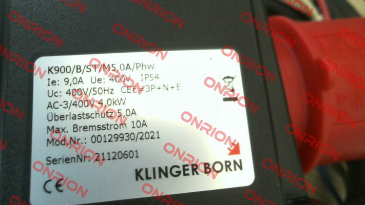 K900/B/ST/M5,0A/PhW (0012.9930) Klinger Born