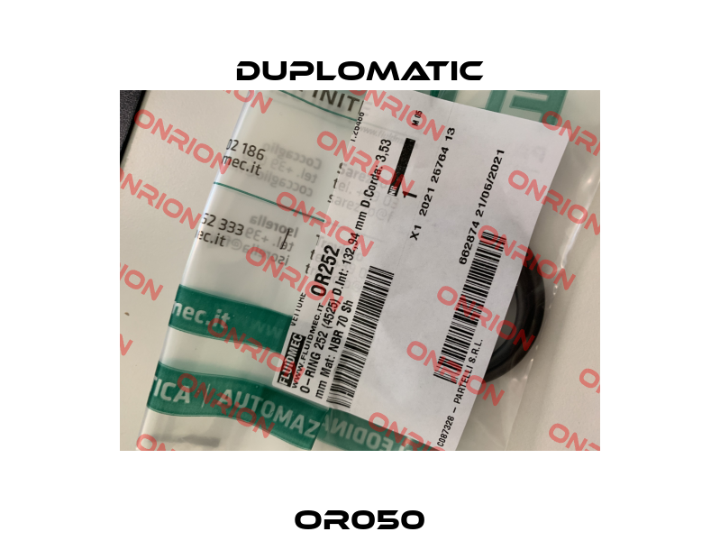 OR050 Duplomatic
