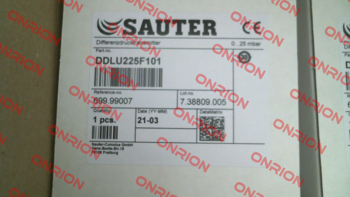 DDLU225F101 Sauter