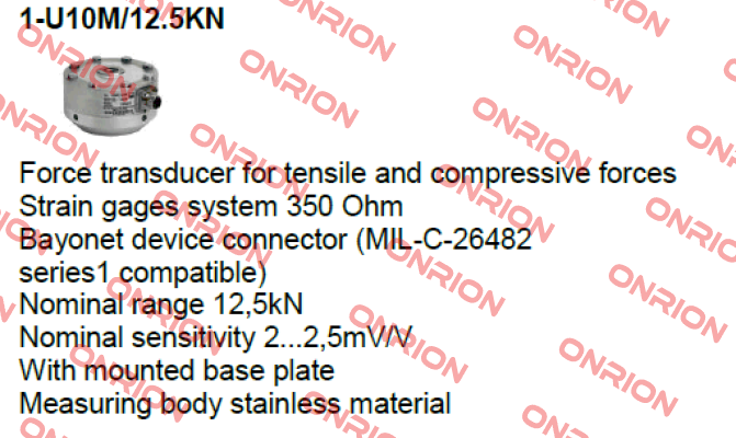 1-U10M/12.5KN  Hbm