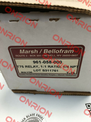 961-058-000 Bellofram