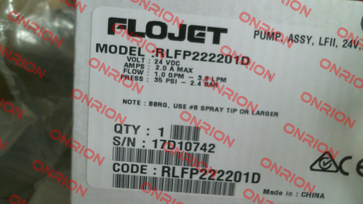 RLFP222201 Flojet Pump