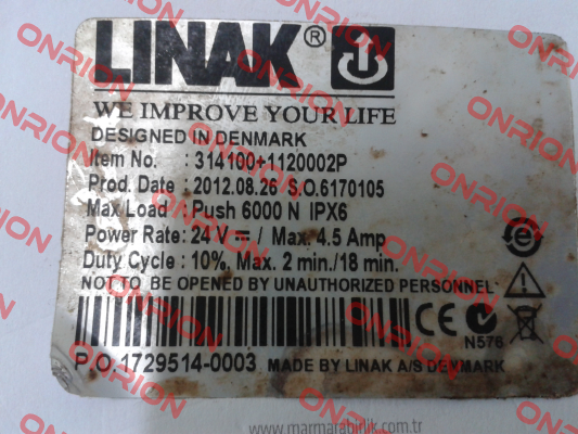 285100-00200110  Linak