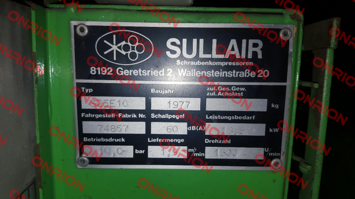 Platine U2 / Zeitkarte für S25 E10  Sullair