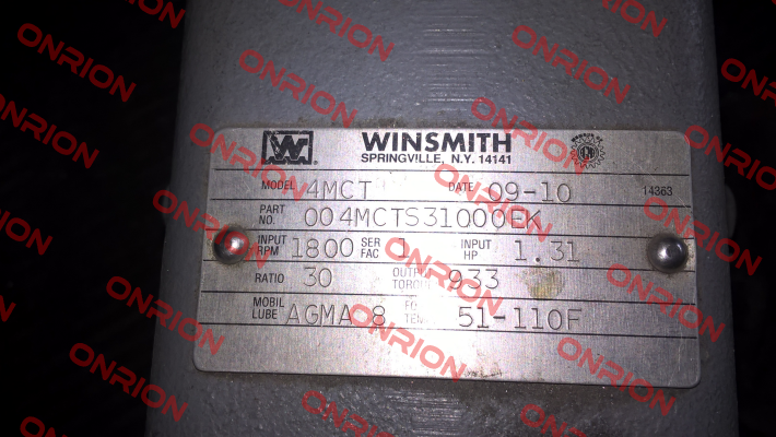 WINS_004MCTS31000EK  Winsmith