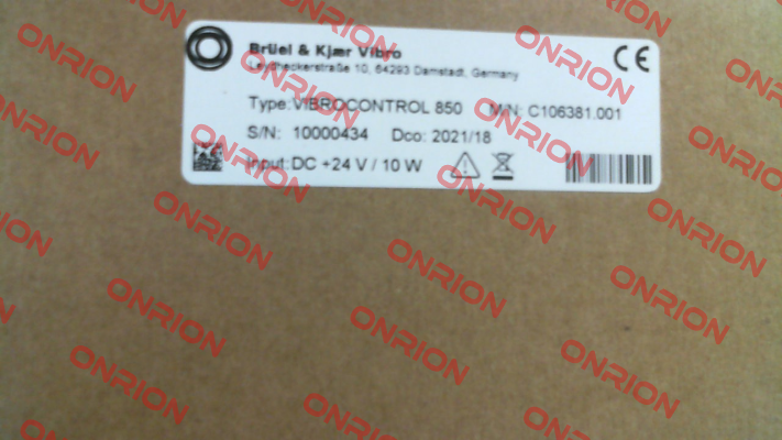 VIBROCONTROL 850 Bruel-Kjaer