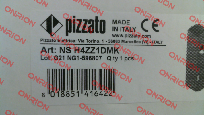 NS H4ZZ1DMK Pizzato Elettrica