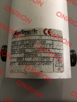 ATT.ST450-N C.300/SP 230V OXAR Aprimatic