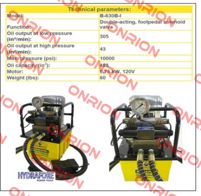 B-630B-I Hydrafore Power Tools