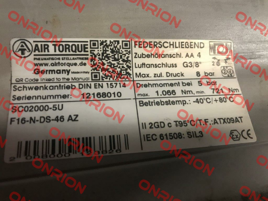 ES4G02000U Air Torque