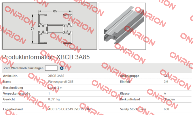 XBCB 3A85 FlexLink