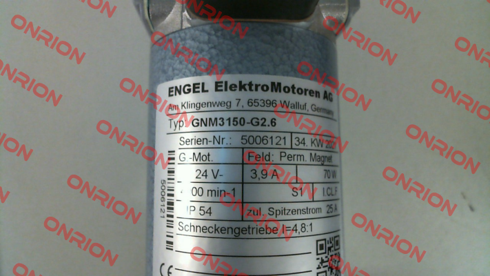 8031900950 - GNM3150−G2.6 Engel Motor