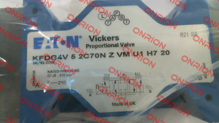 P/N: 565320, Type: KFDG4V52C70NZVMU1H720 Vickers (Eaton)