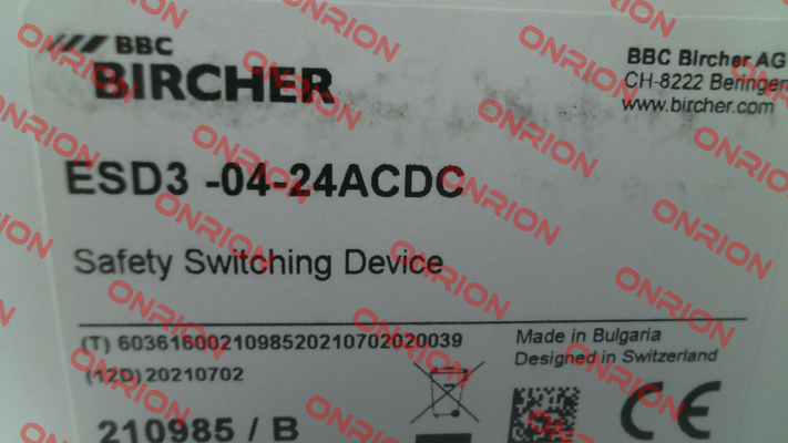 210985 / ESD3-04-24ACDC Bircher