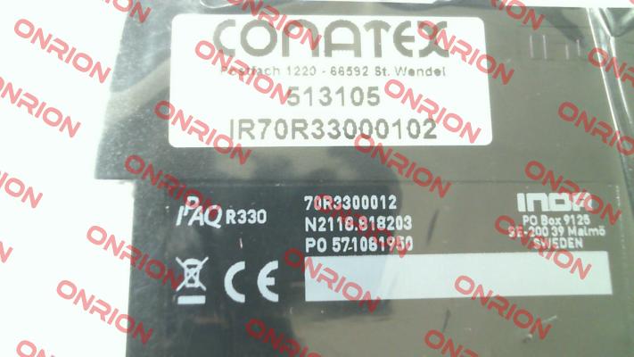 p/n: IR70R33000102 type: IPAQ-R330 Conatex