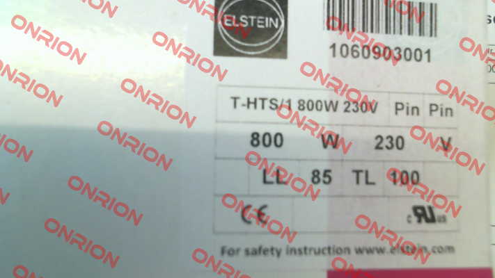 1060903001 / T-HTS/1 800W 230V Elstein