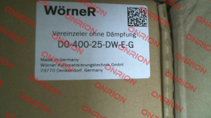 D0400-25-DW-E-G Wörner