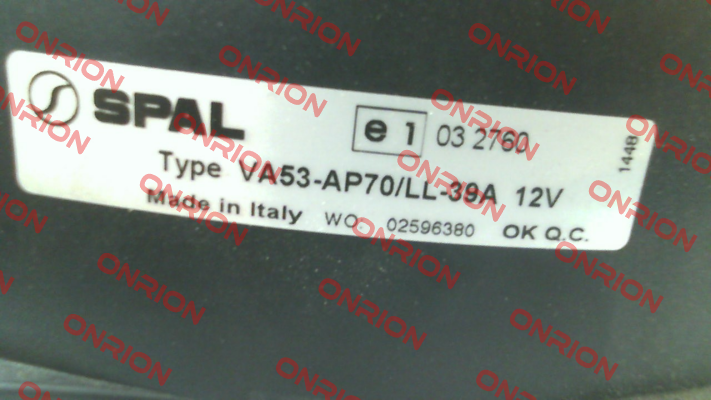 VA53-AP70/LL-39A SPAL