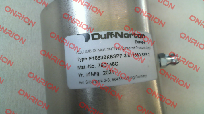 1683 BK 3/8" Duff Norton