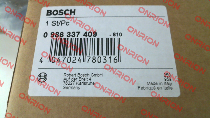 0 986 337 409 Bosch