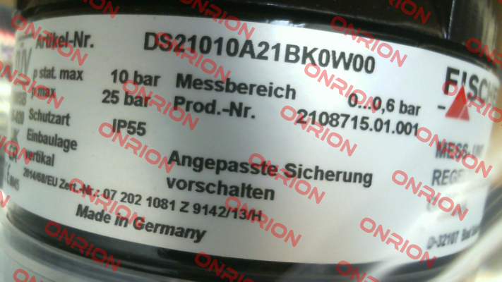 DS21010A21BK0W00 Fischer