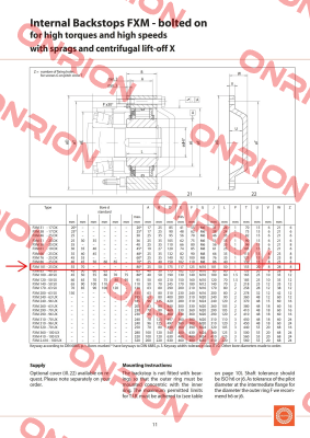 FXM 101-25 DX REPLACED BY FXM 101-25 NX (4867-101300-075H49)  Ringspann