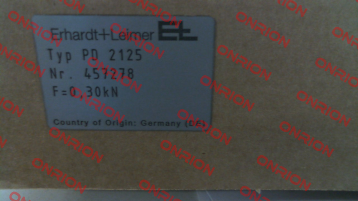 00457278 / PD 2125 Erhardt Leimer