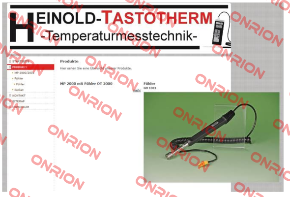 Artikelnr 3740300 MP 2000 Tastotherm