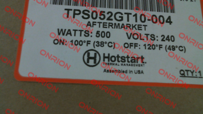 TPS052GT10-004 Hotstart