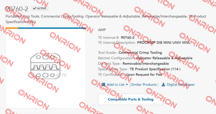 90760-2 TE Connectivity (Tyco Electronics)