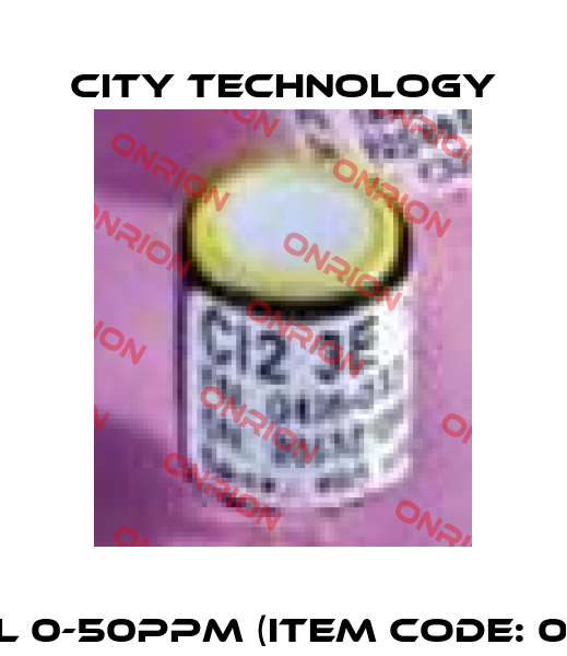 Cl2 3E 50 - 7CTL 0-50ppm (Item Code: 0441-032-30079) City Technology