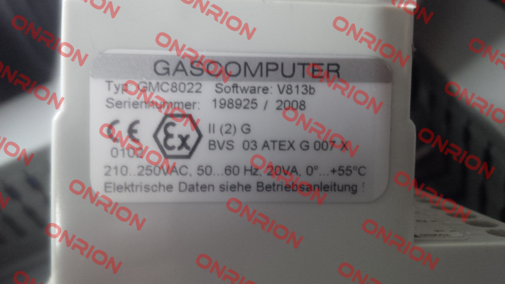 Gasmesscomputer Typ : 8022  Bieler Lang