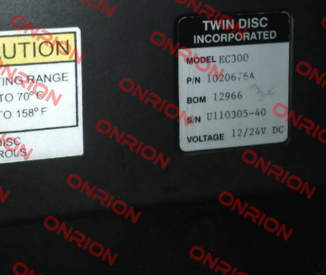 p/n: 1020676A Twin Disc