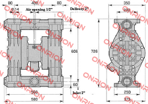 CENTRAL BODY FOR PUMP 502  Debem