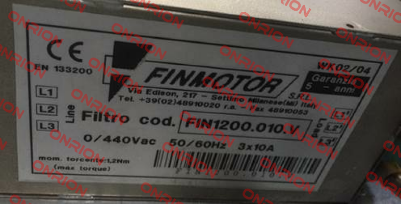 FIN1200.010.V Finmotor