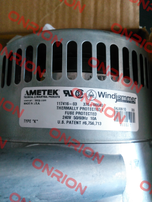 AMETEK 117416-03  Ametek Windjammer