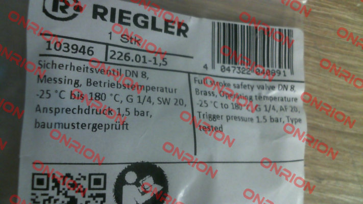 103946 / 226.01-1,5 Riegler