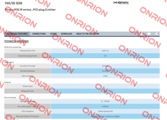 FAIH/00-0EAN Micro Detectors / Diell