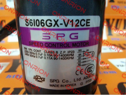 S6106GX-TCE Spg Motor