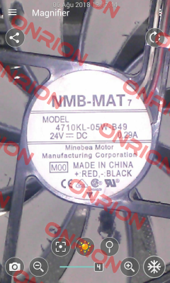 4710KL-05W-B59-E00 blocking signal 24V-DC-Fan-119X119X25 / 112.2080 Minebea