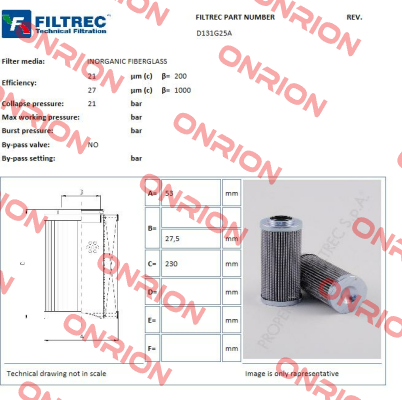 D131G25A Filtrec