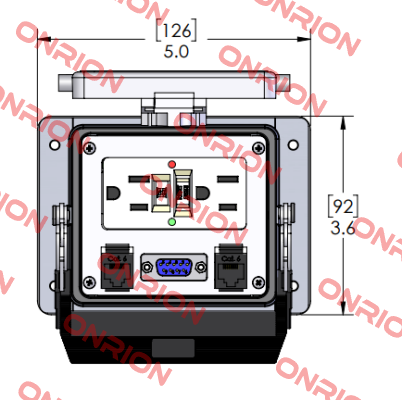 GF-DB9-2RJ45-32 MENCOM