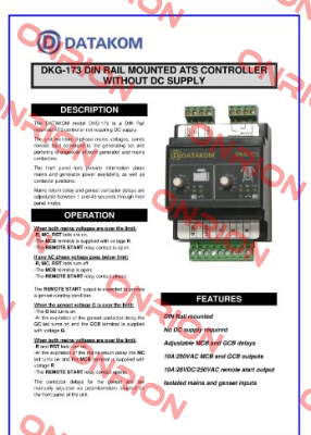 DKG – 173 DATAKOM