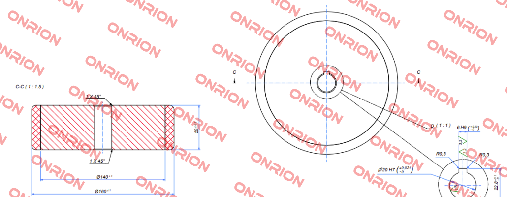 FTB 160X50 (20X50) Tente